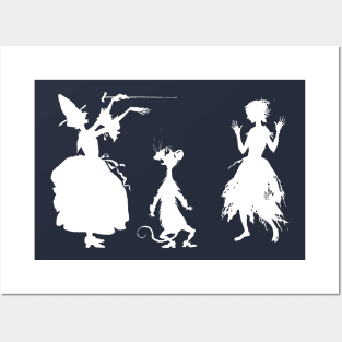 Arthur Rackham Cinderella Silhouette Posters and Art